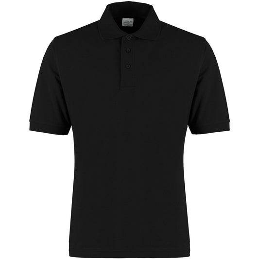 Black - Front - Kustom Kit Mens Klassic Cotton Superwash 60C Polo Shirt