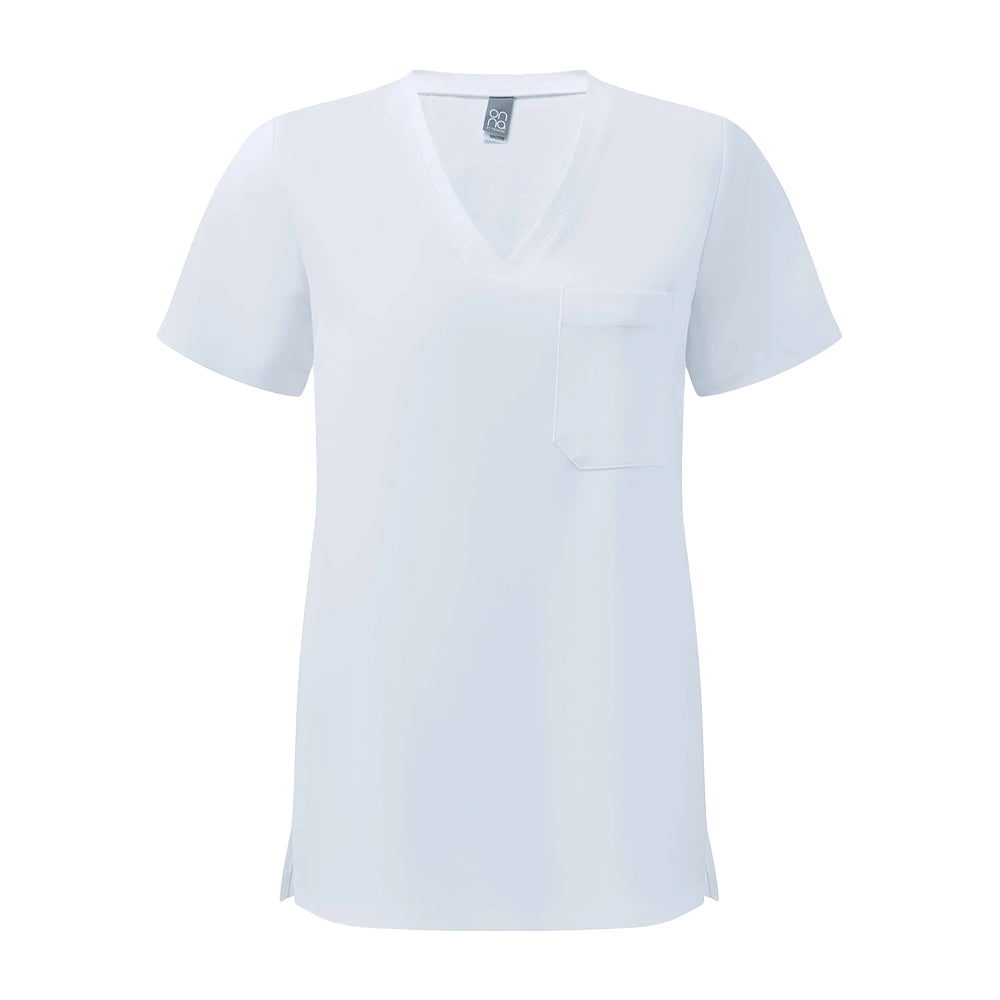 Vital White - Front - Onna Womens-Ladies Limitless Work Tunic