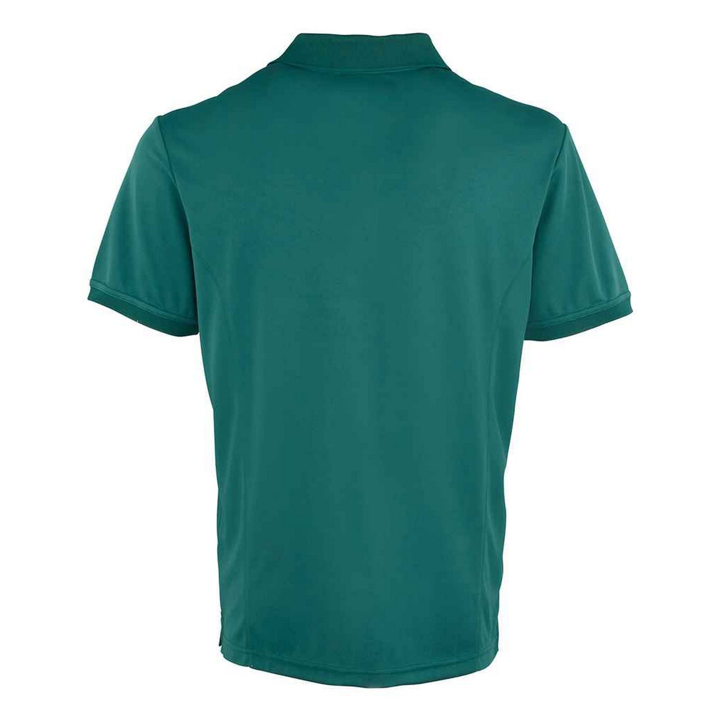 Bottle Green - Back - Premier Mens Coolchecker Pique Polo Shirt