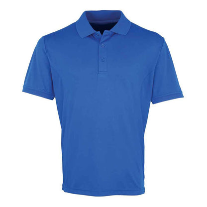 Royal Blue - Front - Premier Mens Coolchecker Pique Polo Shirt