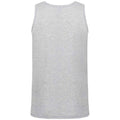 Heather Grey - Back - Fruit of the Loom Mens Athletic Vest Top