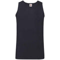 Deep Navy - Front - Fruit of the Loom Mens Athletic Vest Top