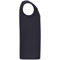 Deep Navy - Side - Fruit of the Loom Mens Athletic Vest Top