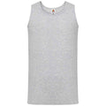 Heather Grey - Front - Fruit of the Loom Mens Athletic Vest Top