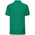 Heather Green - Back - Fruit of the Loom Mens Pique Polo Shirt