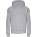 Heather Grey - Front - Awdis Mens Signature Heavyweight Hoodie