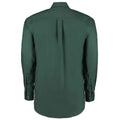 Bottle Green - Back - Kustom Kit Mens Oxford Classic Long-Sleeved Shirt
