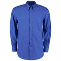 Royal Blue - Front - Kustom Kit Mens Oxford Classic Long-Sleeved Shirt