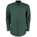 Bottle Green - Front - Kustom Kit Mens Oxford Classic Long-Sleeved Shirt