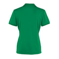 Kelly Green - Back - Premier Womens-Ladies Coolchecker Pique Polo Shirt