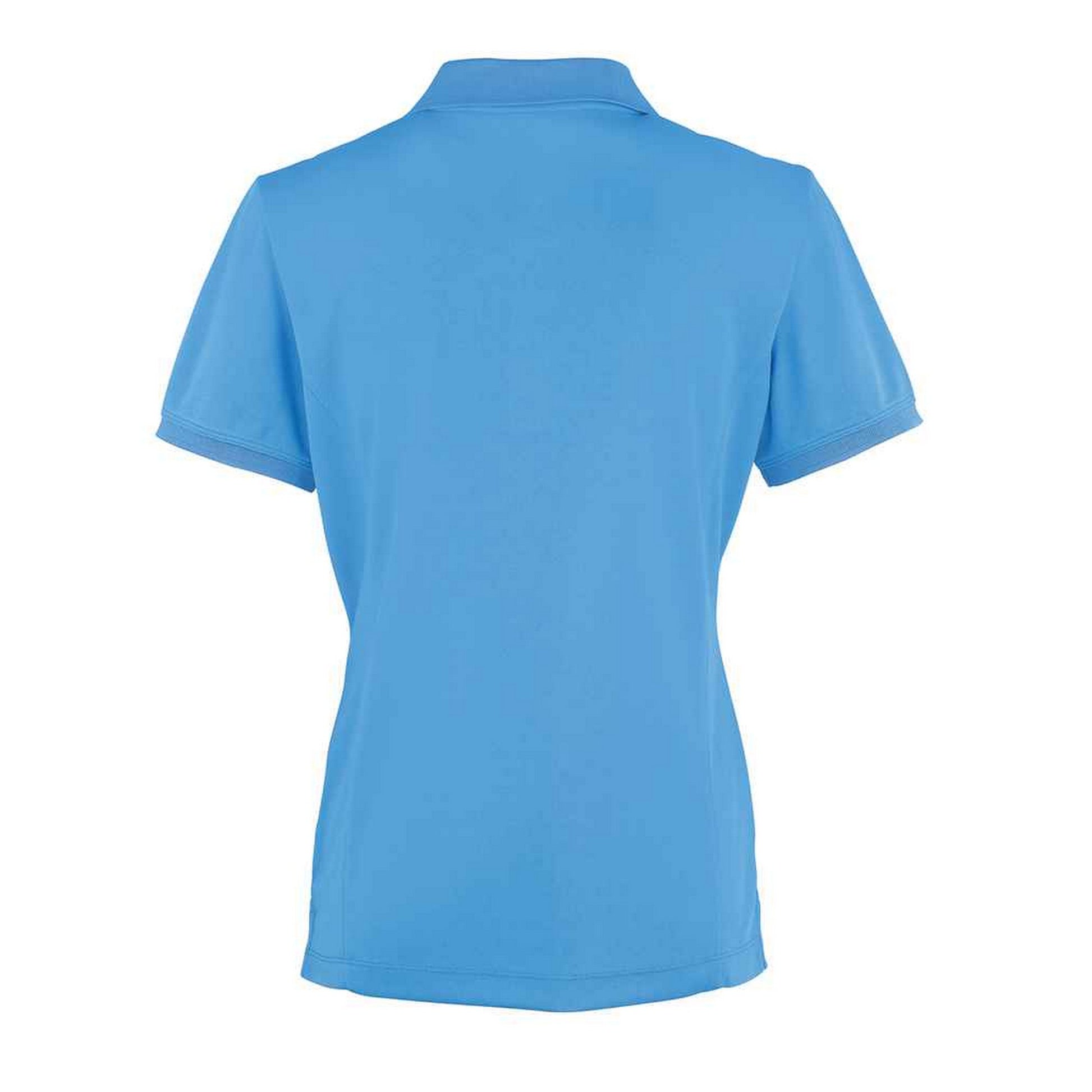 Sapphire Blue - Back - Premier Womens-Ladies Coolchecker Pique Polo Shirt