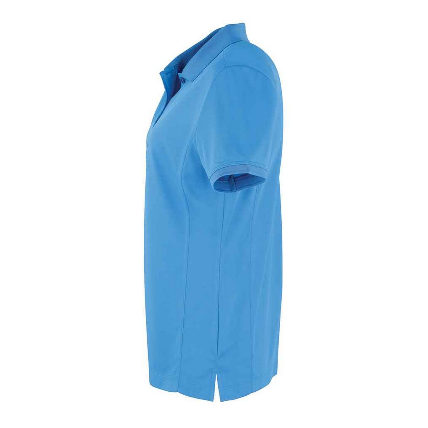 Sapphire Blue - Side - Premier Womens-Ladies Coolchecker Pique Polo Shirt