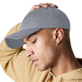 Light Grey - Back - Beechfield Unisex Adult 6 Panel Air-Mesh Cap