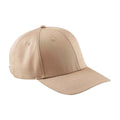 Warm Sand - Front - Beechfield Unisex Adult Urbanwear 6 Panel Cap