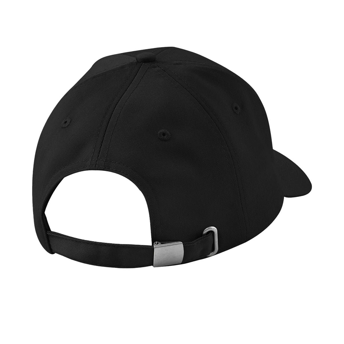Black - Back - Beechfield Unisex Adult Urbanwear 6 Panel Cap