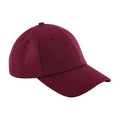 Burgundy - Front - Beechfield Unisex Adult Authentic Baseball Cap