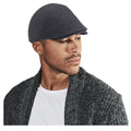 Charcoal Marl - Side - Beechfield Unisex Adult Ivy Melton Wool Cap