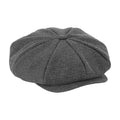 Charcoal - Front - Beechfield Unisex Adult Heritage Baker Boy Cap