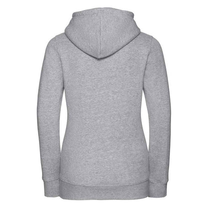 Light Oxford Grey - Back - Russell Womens-Ladies Authentic Hoodie