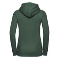 Bottle Green - Back - Russell Womens-Ladies Authentic Hoodie