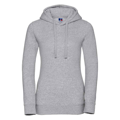 Light Oxford - Front - Russell Womens-Ladies Authentic Hoodie