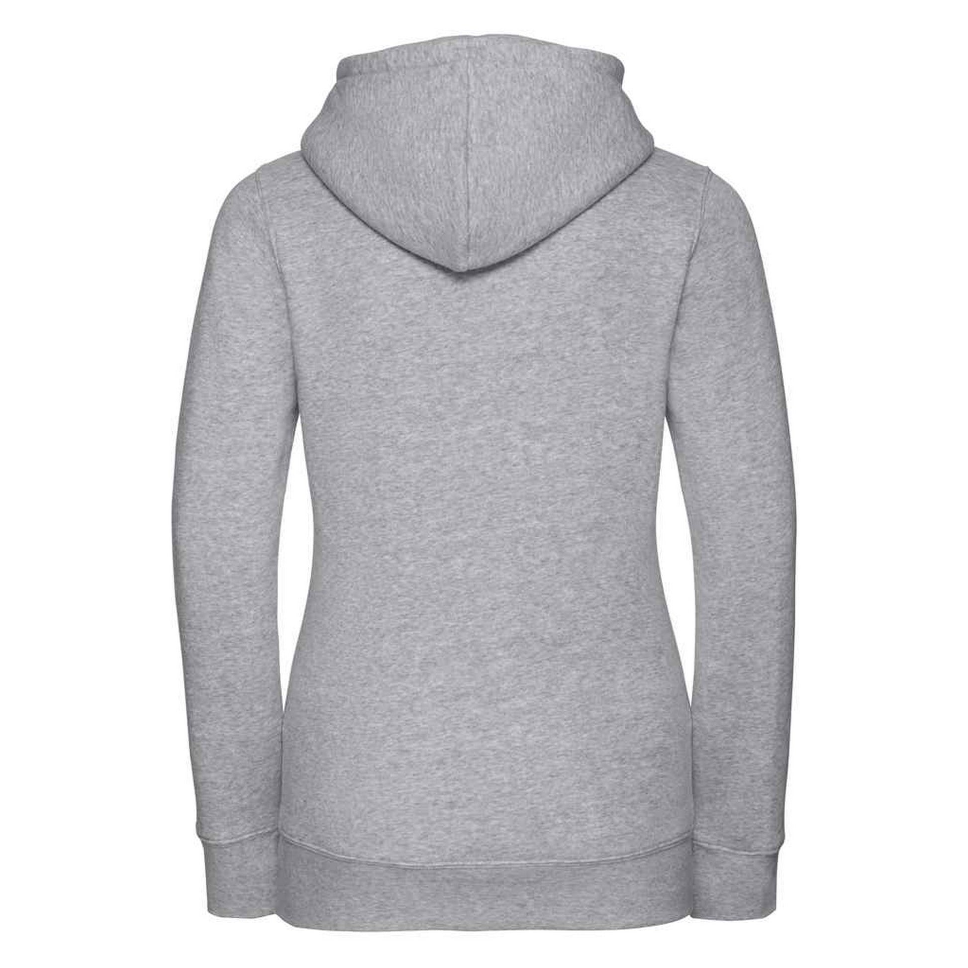 Light Oxford - Back - Russell Womens-Ladies Authentic Hoodie