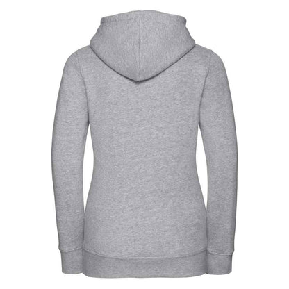 Light Oxford - Back - Russell Womens-Ladies Authentic Hoodie