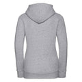 Light Oxford Grey - Back - Russell Womens-Ladies Authentic Hoodie