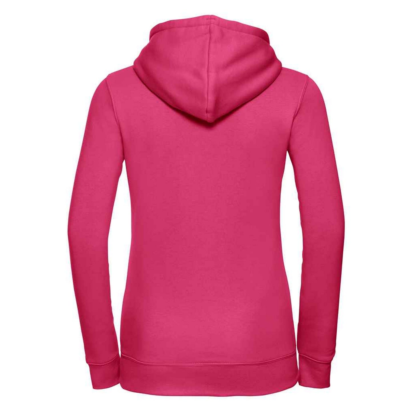 Fuchsia - Back - Russell Womens-Ladies Authentic Hoodie