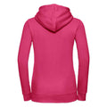 Fuchsia - Back - Russell Womens-Ladies Authentic Hoodie