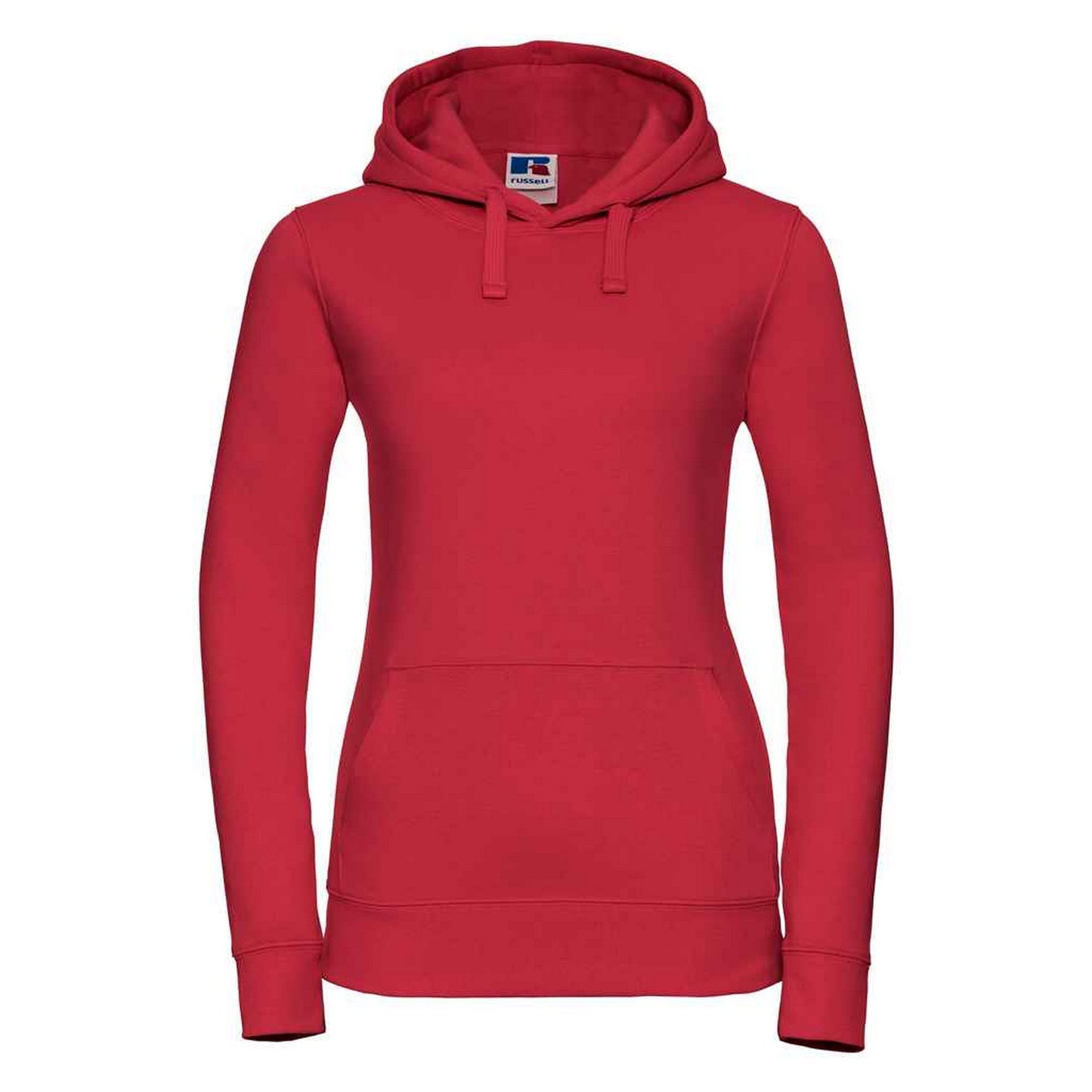 Classic Red - Front - Russell Womens-Ladies Authentic Hoodie