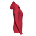 Classic Red - Side - Russell Womens-Ladies Authentic Hoodie