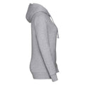 Light Oxford Grey - Side - Russell Womens-Ladies Authentic Hoodie