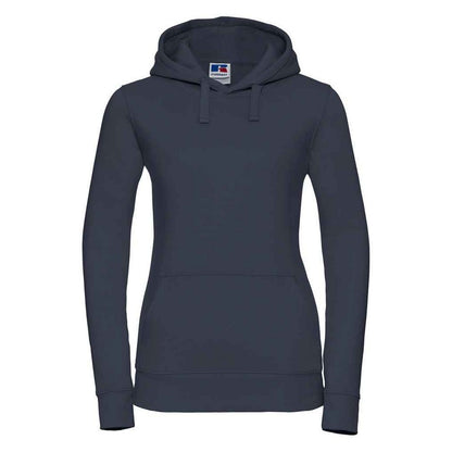 French Navy - Front - Russell Womens-Ladies Authentic Hoodie