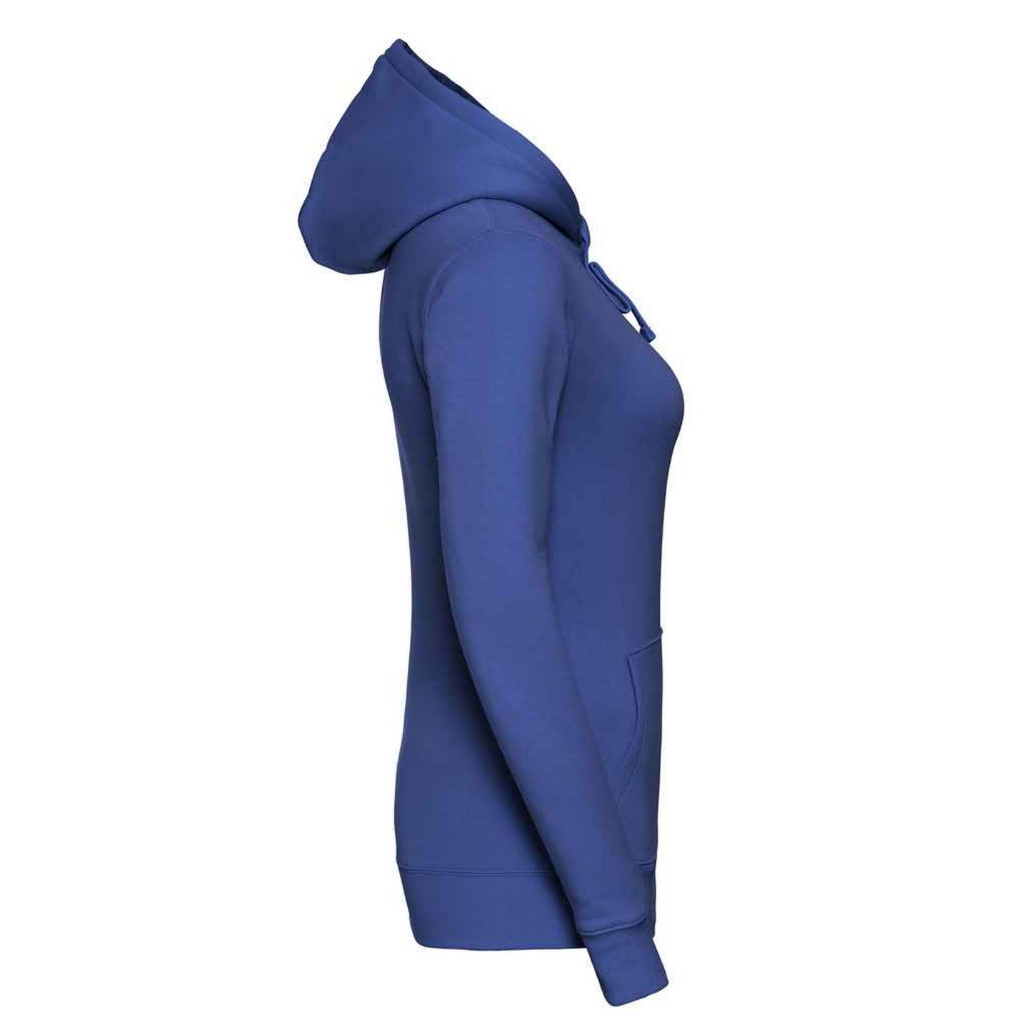 Bright Royal Blue - Side - Russell Womens-Ladies Authentic Hoodie