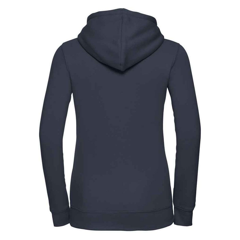 French Navy - Back - Russell Womens-Ladies Authentic Hoodie