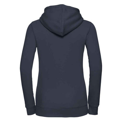 French Navy - Back - Russell Womens-Ladies Authentic Hoodie