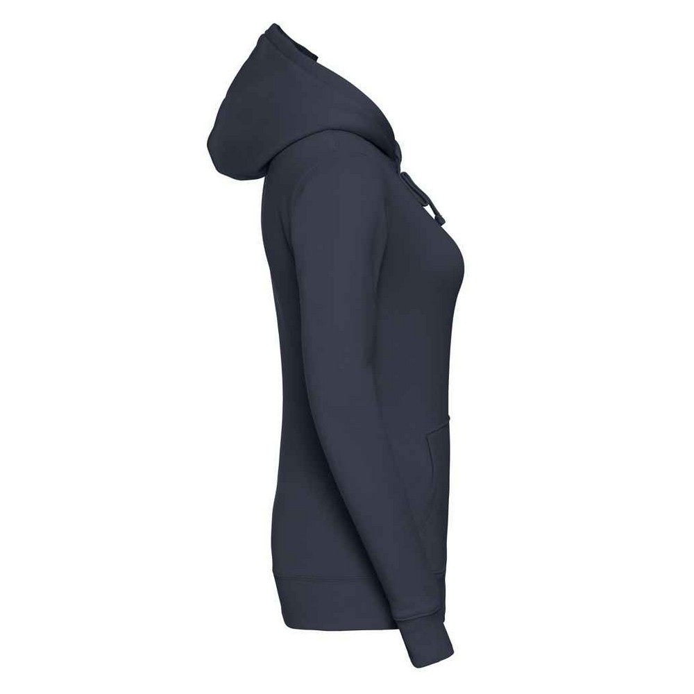 French Navy - Side - Russell Womens-Ladies Authentic Hoodie