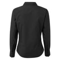 Black - Back - Premier Womens-Ladies Long-Sleeved Shirt