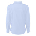 Light Blue - Back - Premier Womens-Ladies Long-Sleeved Shirt
