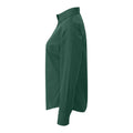 Bottle Green - Side - Premier Womens-Ladies Long-Sleeved Shirt