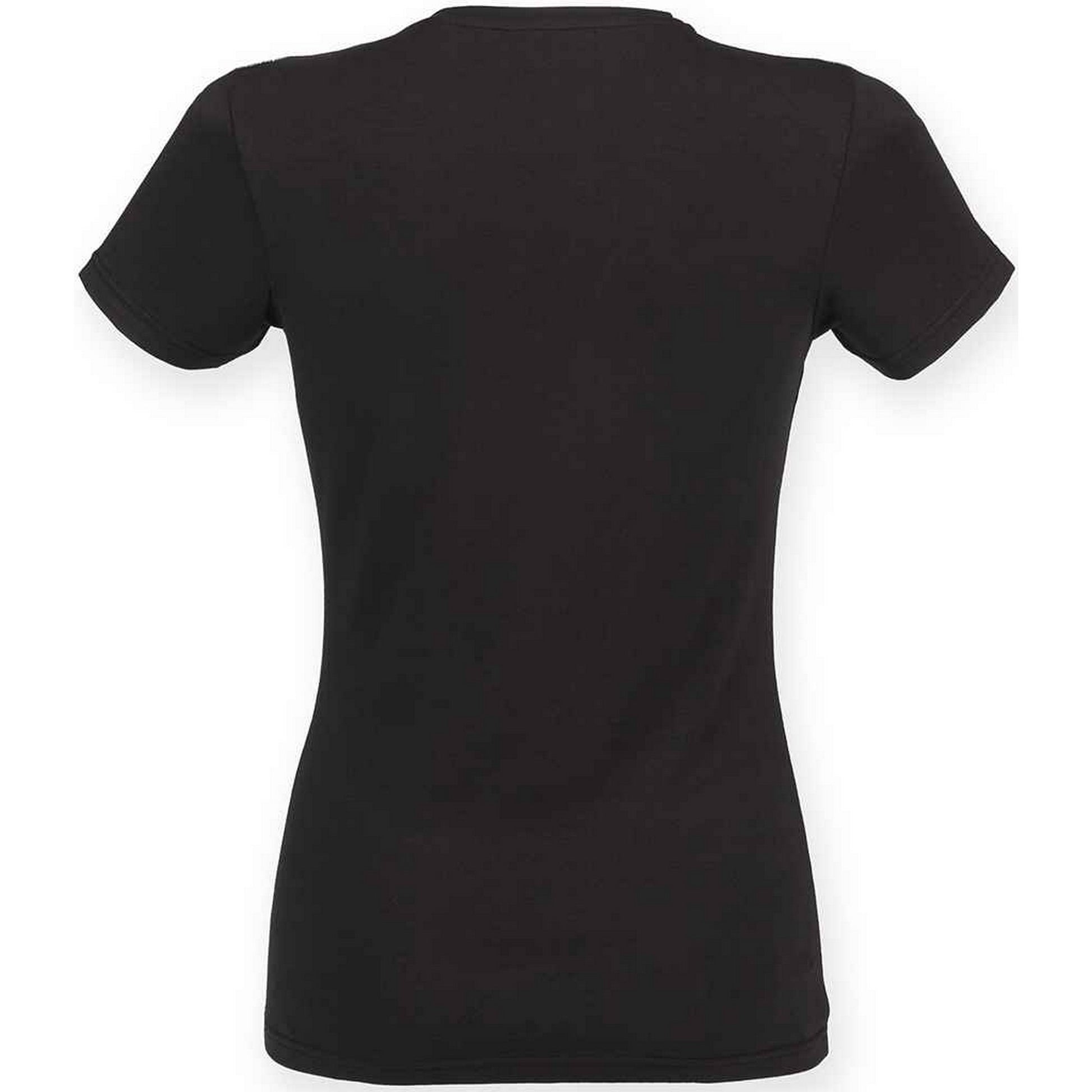 Black - Back - SF Womens-Ladies Feel Good T-Shirt