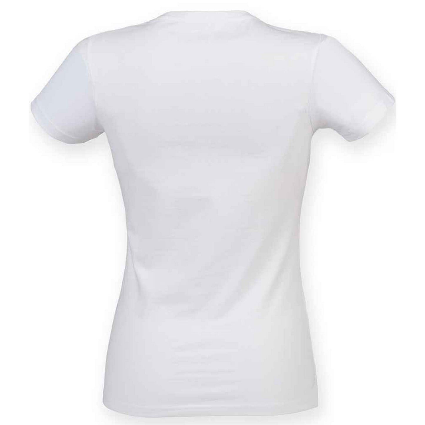White - Back - SF Womens-Ladies Feel Good T-Shirt