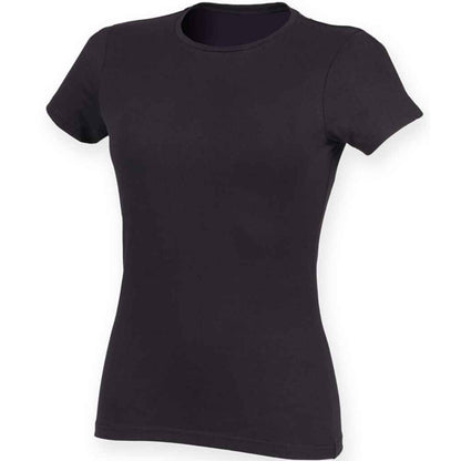 Navy - Front - SF Womens-Ladies Feel Good T-Shirt
