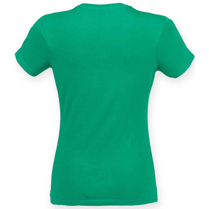 Green - Back - SF Womens-Ladies Feel Good T-Shirt