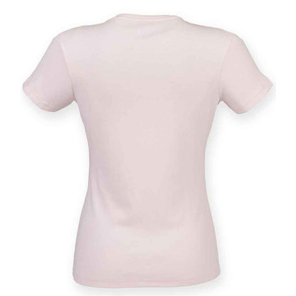 Baby Pink - Back - SF Womens-Ladies Feel Good T-Shirt