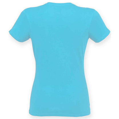 Surf Blue - Back - SF Womens-Ladies Feel Good T-Shirt