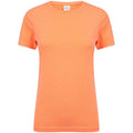 Coral - Front - SF Womens-Ladies Feel Good T-Shirt