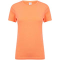 Coral - Front - SF Womens-Ladies Feel Good T-Shirt