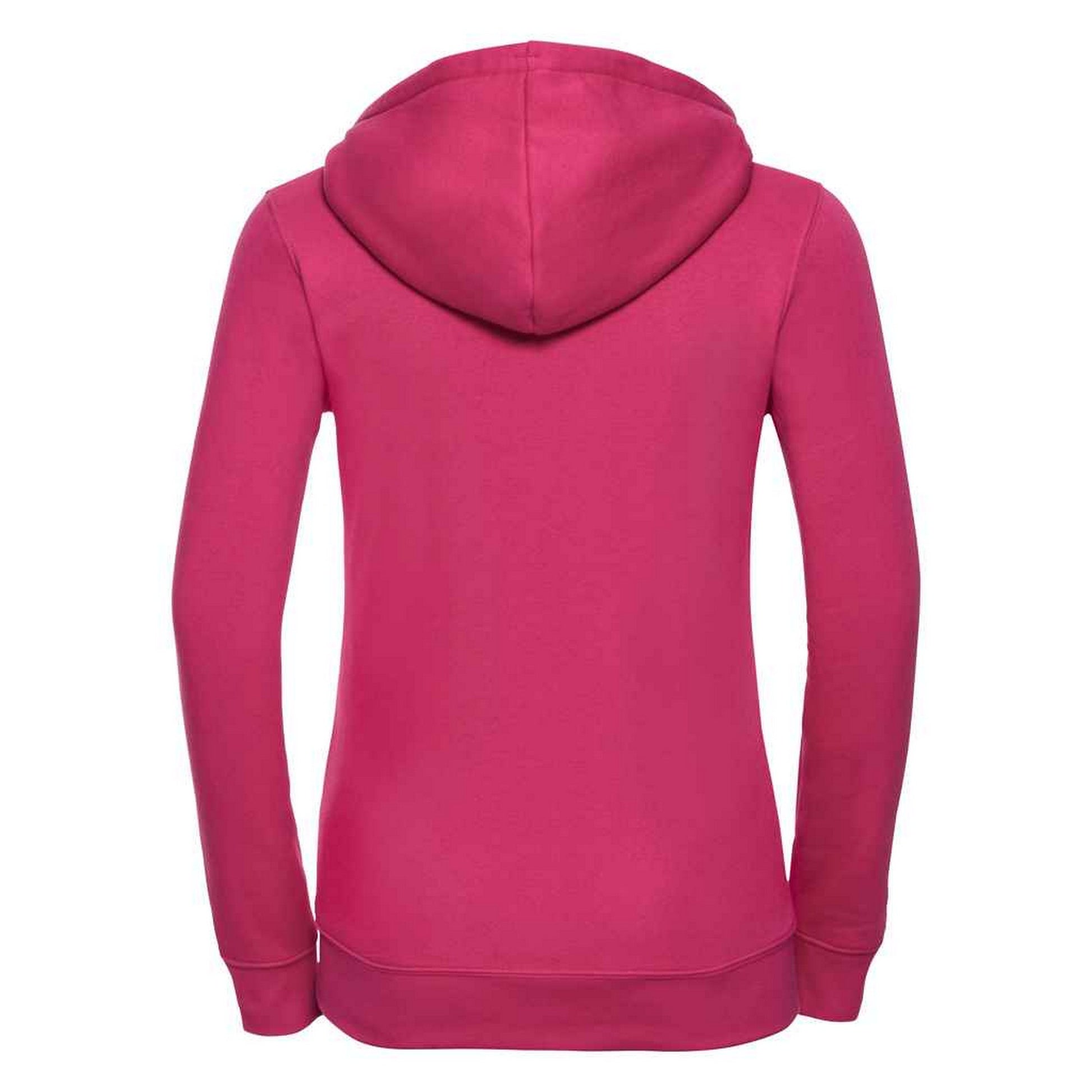 Fuchsia - Back - Russell Womens-Ladies Authentic Full Zip Hoodie